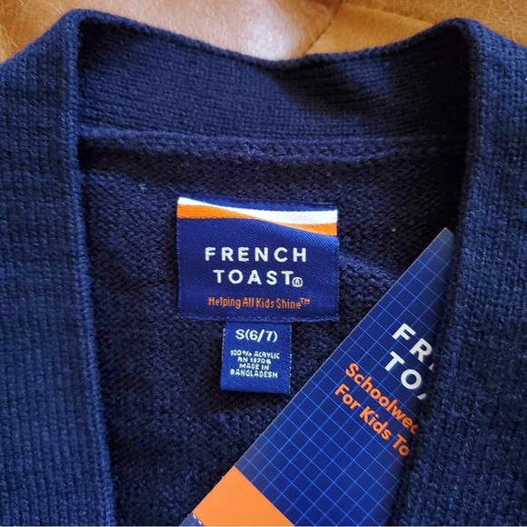 FRENCH Toast Navy Blue Cardigan Size S - Picture 5 of 6